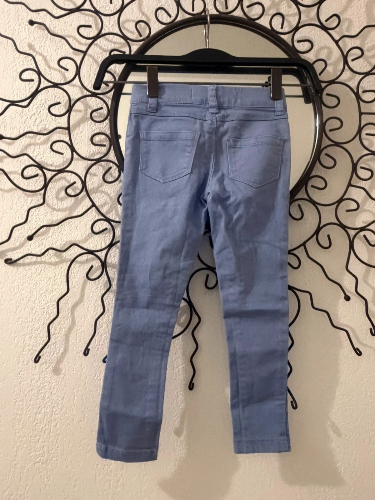 🔵 Jegging de mezclilla denim azul cielo elástico - Talla 3-4 Años (104 cm) – photo 5